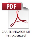 2AA-ELIMINATOR-KIT Instructions